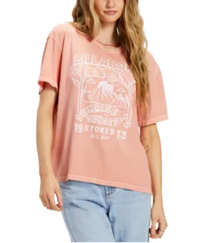 Billabong Womens Sunrise To Sunset Short Sleeve T-Shirt