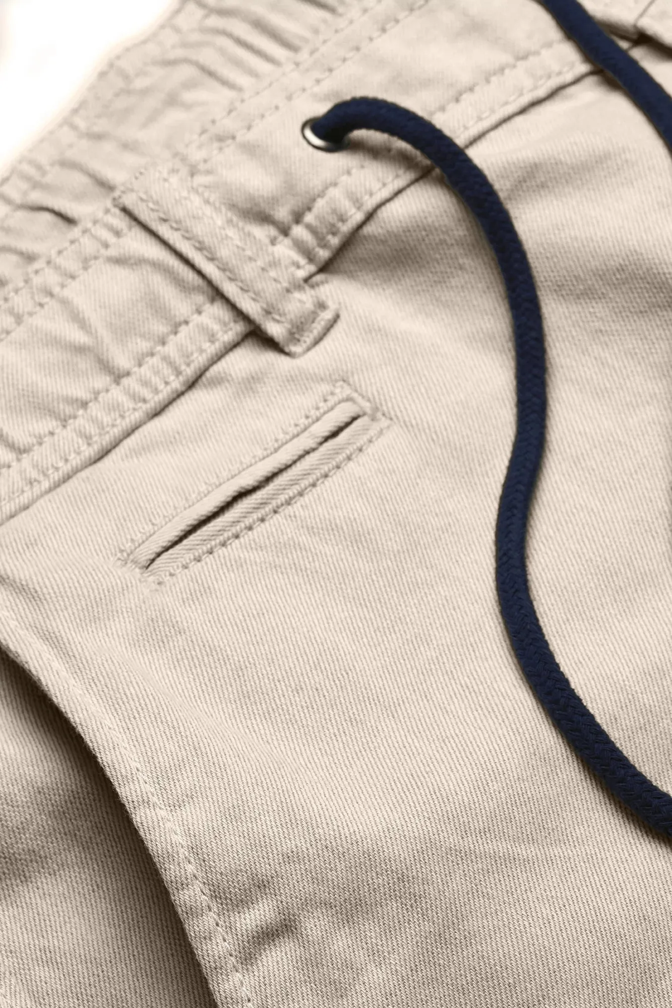 Bugatti - Bermuda with drawstring, Beige