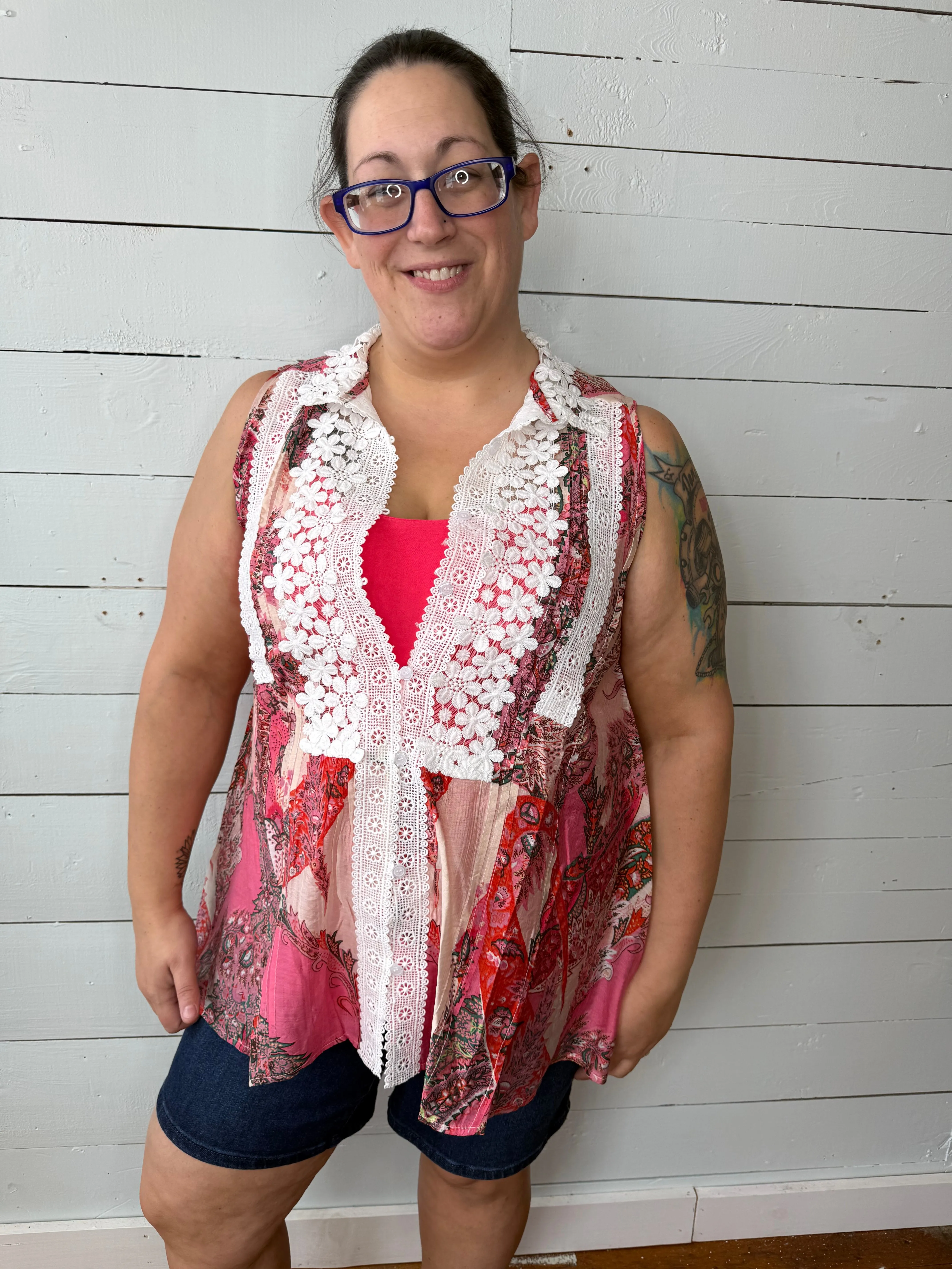 POL - Grace Button Down Cover up